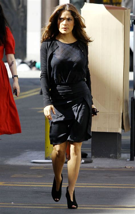 Salma Hayek On Set Of How To Make Love Like An Englishman In Los
