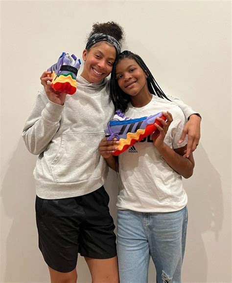 Candace Parker Debuts Adidas Exhibit B Styled By Daughter Lailaa