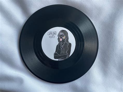 Olivia Rodrigo Sour Vinyl Record Coaster Etsy