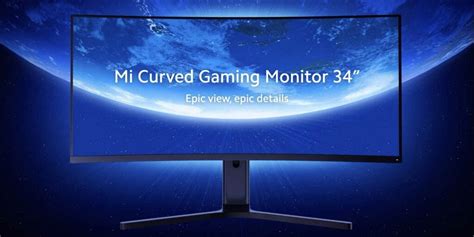 Xiaomi Launches 34 Inch Mi Curved Gaming Monitor With Wqhd Screen
