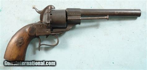 Original Civil War Lefaucheux 12mm Pinfire Model 1854 Army Revolver