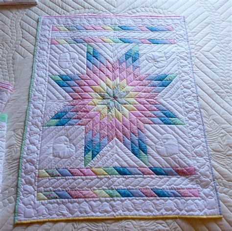 Amish Quilt For Sale Amish Baby Quilt Lone Star Pattern Etsy