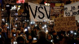Slovakia Protests 65 000 Join Bratislava Anti Government Protests