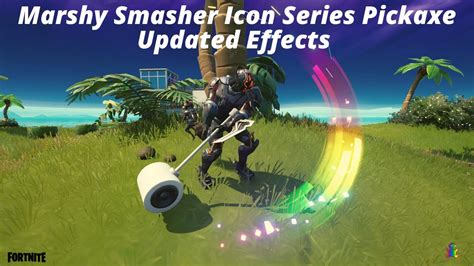 Fortnite Marshmello Marshy Smasher Icon Series Pickaxe Updated Effects