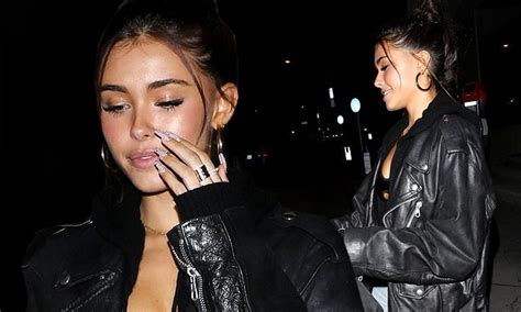 Madison Beer Flaunts Cleavage In Bra Top At Weho Hotspot Catch La