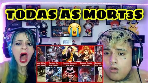Kimetsu No Yaiba All Deaths Anime And Manga Youtube