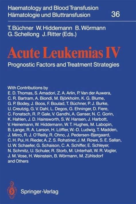 Acute Leukemias Iv 9783642783524 Boeken