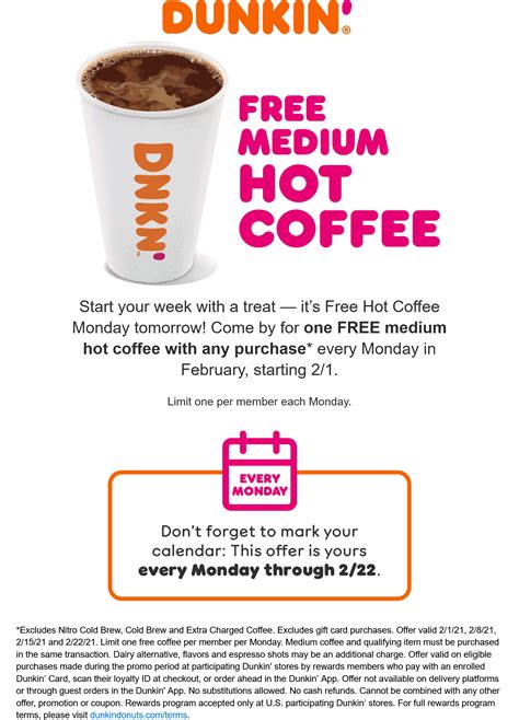 Dunkin' donuts prices are depending on the concept that donuts ought to be purchased in 1/2 dozen or dozen packs. May, 2021 Free medium coffee Mondays for loyalty members ...