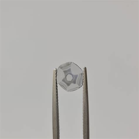 Trapiche Diamond Rare Collectable Thin Trapiche Diamond Slice 036ct