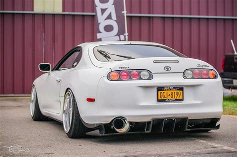 White Toyota Supra Coupe Car Toyota Supra Mk4 Stance Jdm Hd