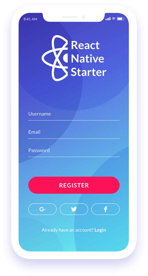 React Native Starter Free Open Source React Native Template And Theme