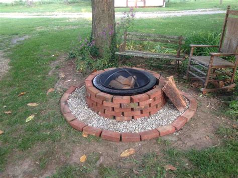 Plan your fire pit design. mzing-build-a-fire-pit-with-red-bricks-how-to-home-design-ides-rhxtronsstorecom-ring ...
