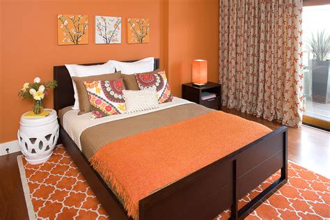 24 Orange Bedroom Designs Decorating Ideas Design Trends Premium