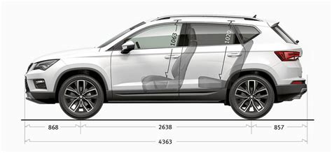 Der seat ist etwas kleiner als der vw, 13 zentimeter kürzer, zwei flacher und genauso breit. Seat Ateca 2019 Kofferraum Ma?E - 2019 Seat Ateca Vs 2019 ...