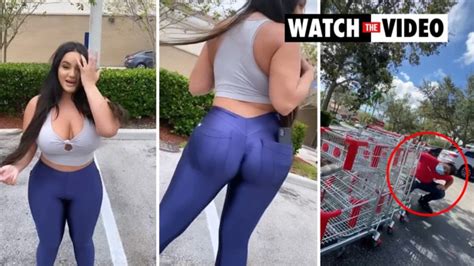tiktok model films men ‘checking out her booty on the down low au — australia s
