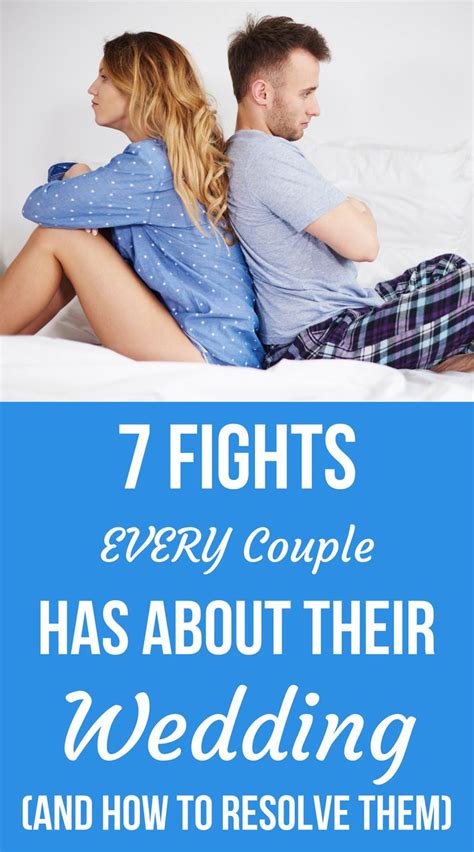 7 Fights Every Couple Has About Their Wedding And How To Resolve Them Find Out The Most