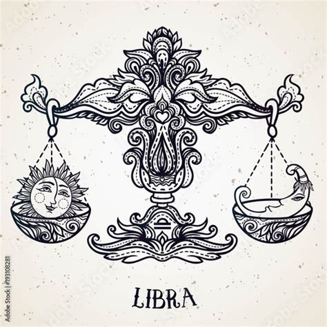 Libra Zodiac Sign Drawings