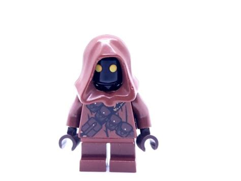 Lego Star Wars Jawa With Gold Badge Sw0590 Minifigure Brown Minifig