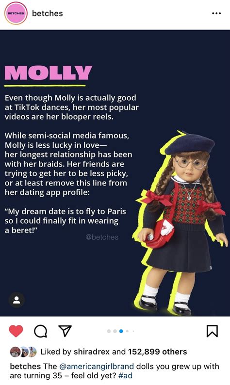 betches media instagram meme with american girl the shorty awards