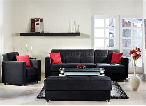 Maybe you would like to learn more about one of these? ELEGANT-Rainbow Storage Sectional Sofa in Black by Sunset