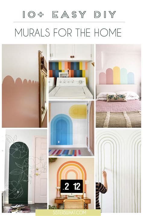 10 Easy Diy Murals To Do In Your House Sisters What