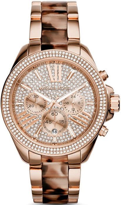 Free shipping on all michael kors ladies' watches over $150. Women's Rose Gold Michael Kors Wren Chronograph Watch MK6159