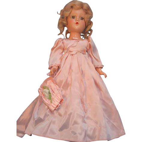 Madame Alexander Bridesmaid 15 Composition Doll Circa 1940 Tagged From