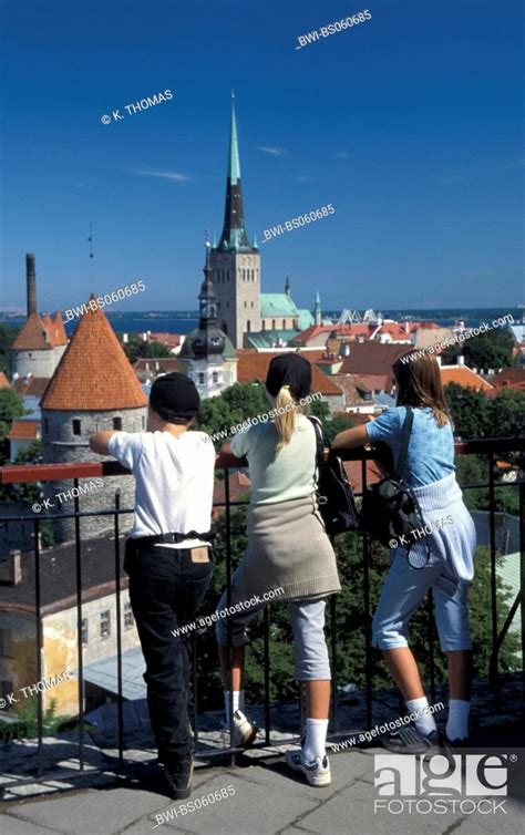 View On Unterstadt Estonia Tallinn Stock Photo Picture And Rights