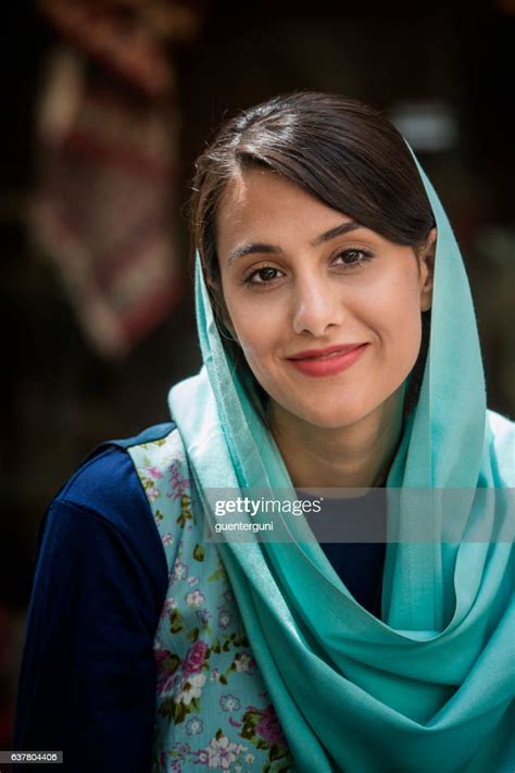 Young Iranian Woman Wearing A Headscarf Isfahan Iran Photo Getty Images