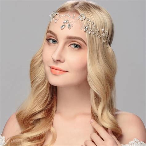 Delicate Lilly Ivory Pearl And Crystal Hair Vine Headband In 2019