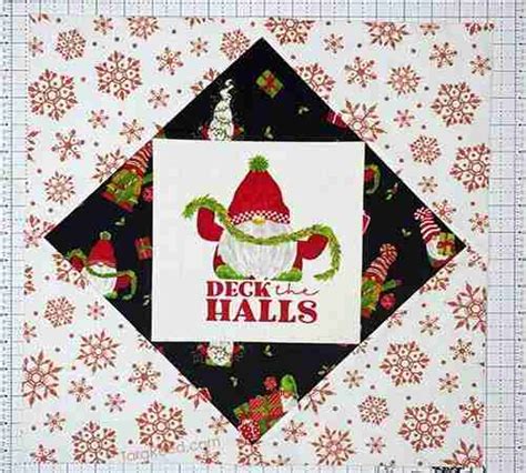 Economy Quilt Block For Christmas In Flannel Tara Reed Designs