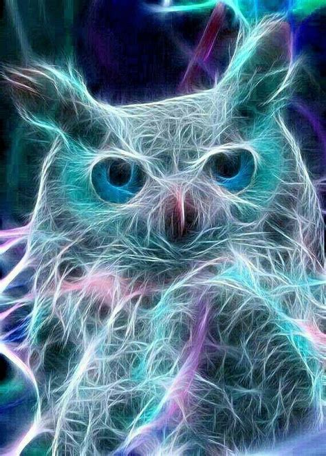 Electric Owl Owl Pictures Animal Art Owl Art