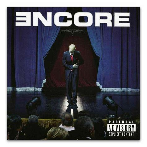 Eminem Encore Rapper Hip Hop Music Cover Album Art Silk Poster 2038
