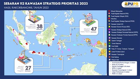 Sebaran 112 Kawasan Strategis Prioritas 2023 Hasil Rakorbangwil