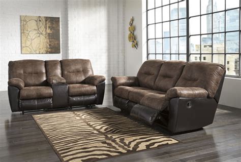 follett reclining sofa  double reclining loveseat  console