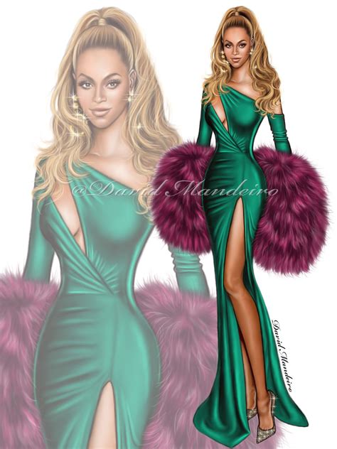 beyoncé wearing walter collection at tidalxbrooklyn charity concert… fashion design sketches