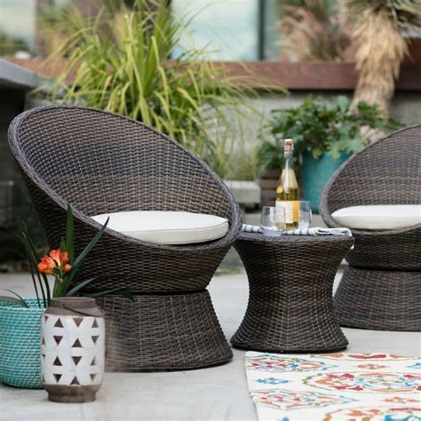 So this set is best suited under a bit of shade, which is why if you have a smaller patio or deck, this this comfortable and affordable combo is perfect for catching some toasty summer rays, or laying out. These Cheap Outdoor Furniture Sets Are Perfect for Your ...