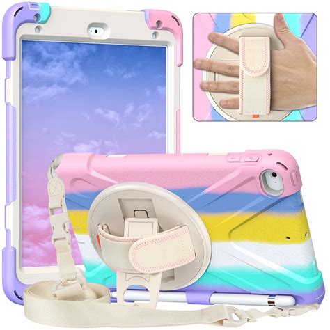 For Ipad Mini Case 5th Generation Ipad Mini 4 5 Case For Kids Rainbow