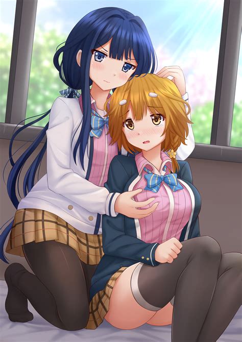 Adagaki Aki And Koiwai Yoshino Masamune Kun No Revenge Drawn By Kazenokaze Danbooru