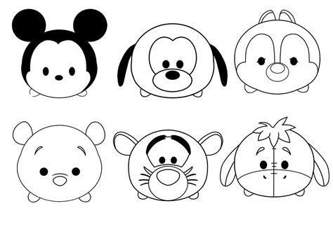 28 tsum tsum pictures to print and color. Tsum Tsum Coloring Pages - Best Coloring Pages For Kids