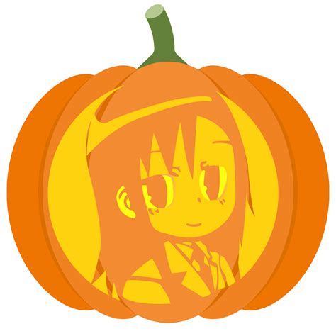 Little Girl Pumpkin Stencils