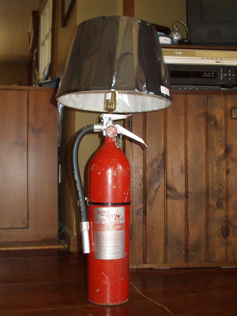 Fire Extinguisher Lamp 5 Steps Instructables
