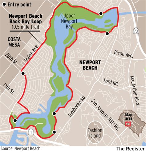 Newport Beach Back Bay Trail Ca Fastest Known Time