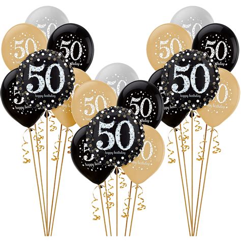 Sparkling Celebration 50th Birthday Balloon Kit Party City Canada