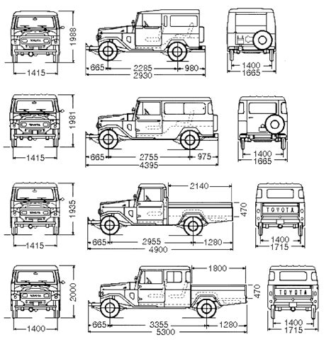 Toyota strives to build vehicles to match customer interest and thus they typically are built with popular options and option packages. Fj40 Interior Dimensions | Billingsblessingbags.org