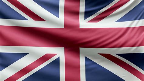 Realistic beautiful England flag looping Slow 4k resolution Motion ...