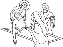 14 stations of the cross Colouring Pages (page 2) | Cross coloring page