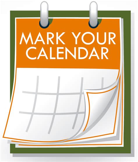 Mark Your Calendar Header