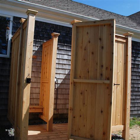 Outdoor Shower Kits Beach Style Patio Boston By Stonewood Products Houzz