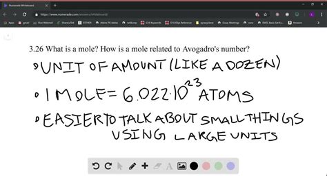 Why Is Avogadro Number Referred To As A Mole A Th Solvedlib